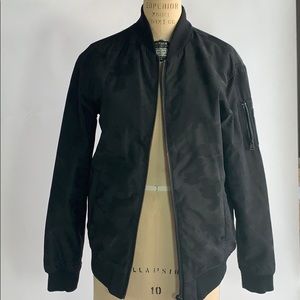 Camo Embossed Bomber Jacket